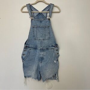 Hollister Denim Shortalls Vintage Stretch Overalls